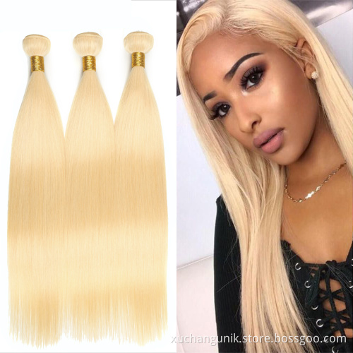 613 30inch raw human blonde hair bundles with frontal, perruque blond virgin hair vendor, remy Brazilian human hair extensions